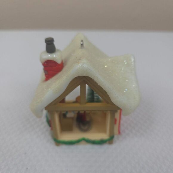 Vintage 80s Hallmark Santas Workshop K. Kringle Glittery Ornament 3D - Picture 3 of 7